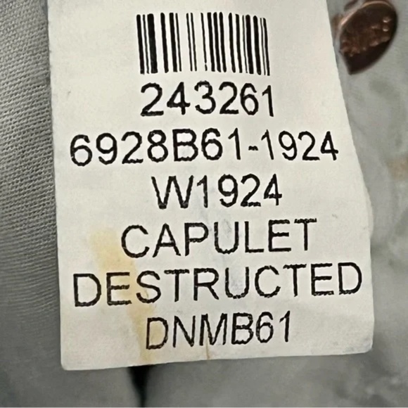 PAIGE 25x28 Sarah Slim high rise straight distructed capulet 0644 - Picture 8 of 12